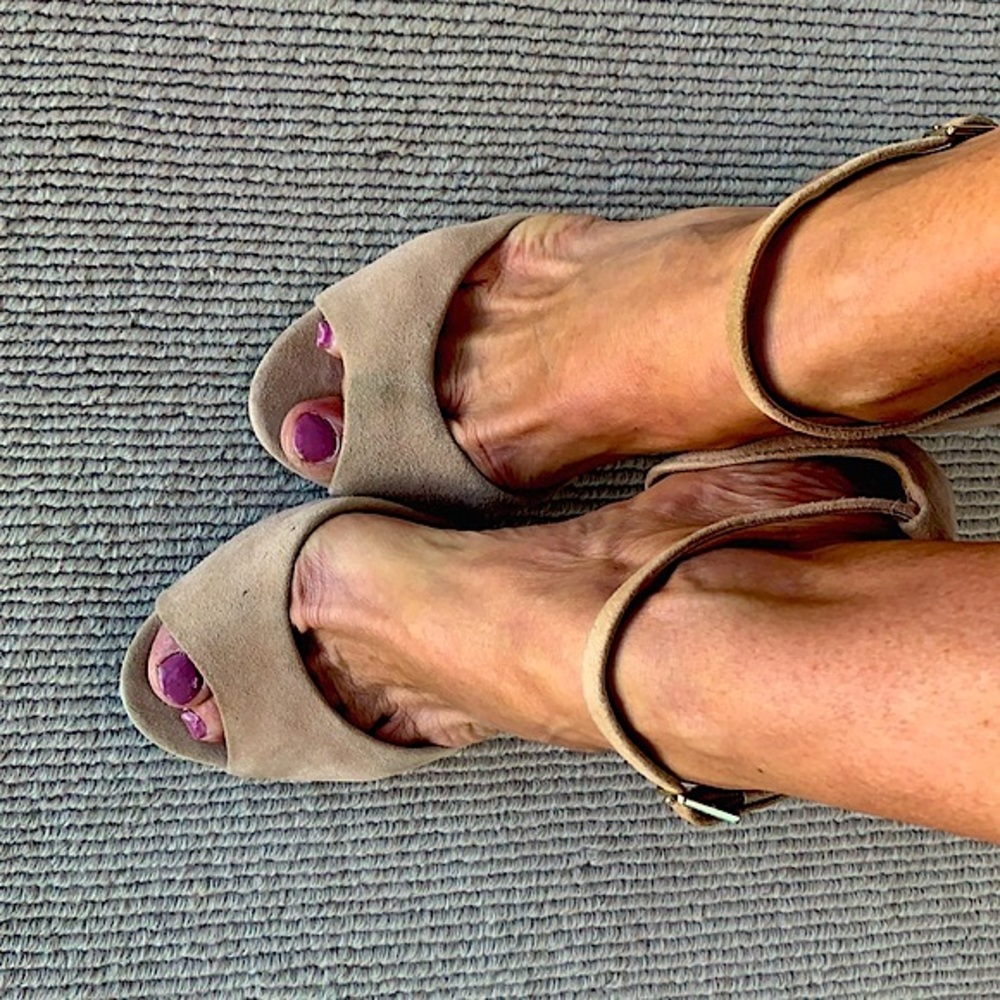 Open Toe, Blush, Stiletto Sandal